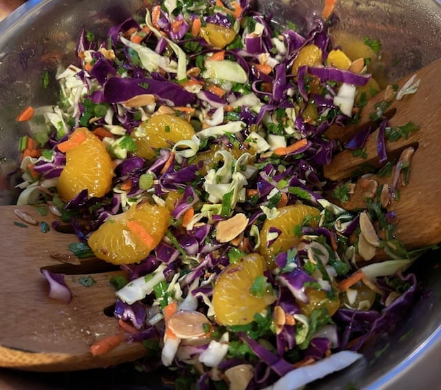 Asian Coleslaw with Mandarin Oranges