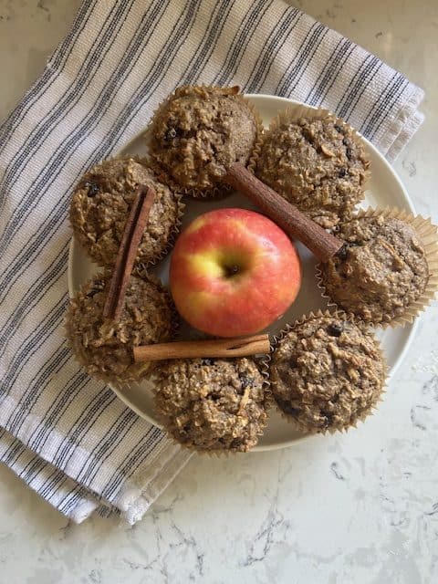 Healthy Apple Cinnamon Muffins